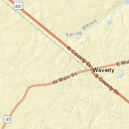 Waverly Street Map