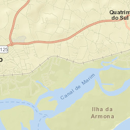 Olhão Street Map