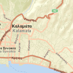 Kalamata Street Map