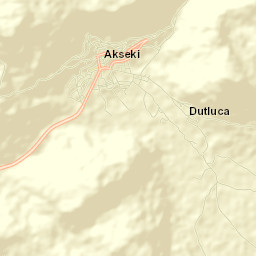 Akseki Street Map