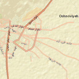 Oshnaviyeh Street Map