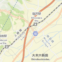 Shiozawa Street Map