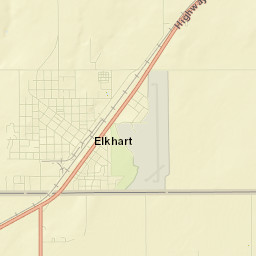 Elkhart Street Map