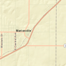 Marionville Street Map
