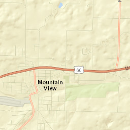 Mountain View Street Map