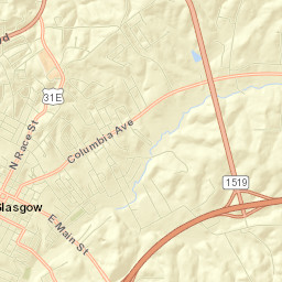 Glasgow Street Map