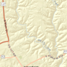 Russell County Street Map