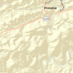 Honaker Street Map