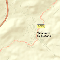 Villanueva del Rosario Street Map