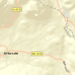 Alfarnatejo Street Map