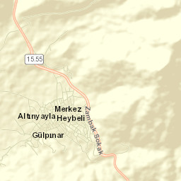 Altınyayla Street Map