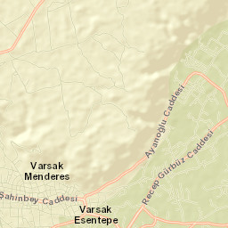 Kepez İlçesi Street Map