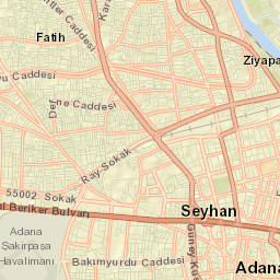 Adana Street Map