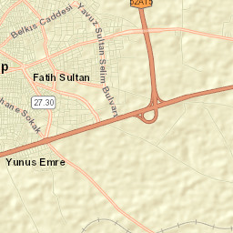 Nizip Street Map