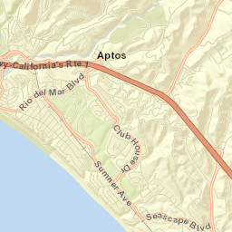 Aptos Street Map