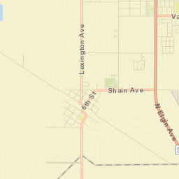 South Dos Palos Street Map