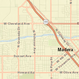 2147 Cleveland Avenue, Madera, CA 93637 Street Map