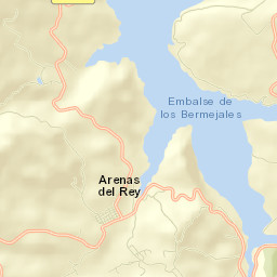 Arenas del Rey Street Map
