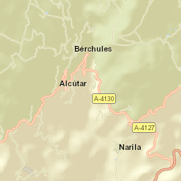 Bérchules Street Map