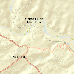 Santa Fe de Mondújar Street Map
