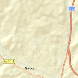 Gádor Street Map