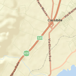 Cassibile Street Map