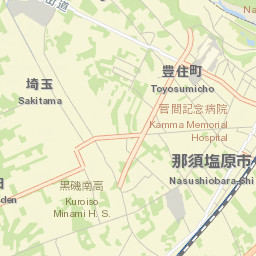 Kuroiso Street Map