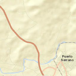 Puerto Serrano Street Map