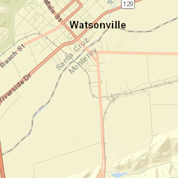 Watsonville Street Map
