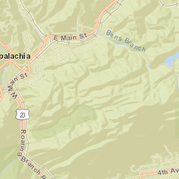 Appalachia Street Map