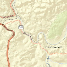 Castlewood Street Map