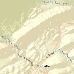 Saltville Street Map