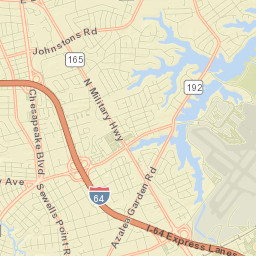 Airport Rd, Virginia Beach, VA 23455 Street Map