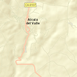 Alcalá del Valle Street Map