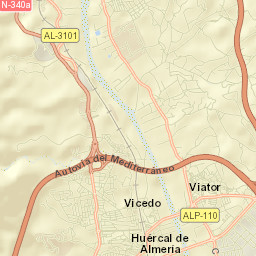 Huércal de Almería Street Map