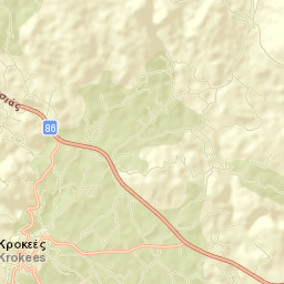 Krokeés Street Map