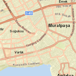 Antalya Street Map
