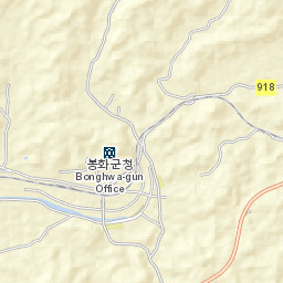 Bonghwa-gun Street Map