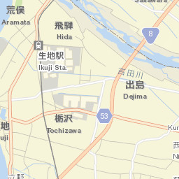 Kurobe-shi Street Map