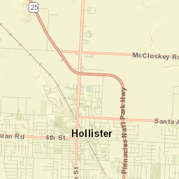 Hollister Street Map