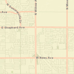 2205 E Teague Ave, Fresno, CA 93720, USA Street Map