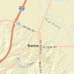 Benton Street Map
