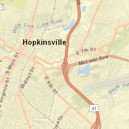 1601-1703 Old Greenville Road, Hopkinsville Street Map