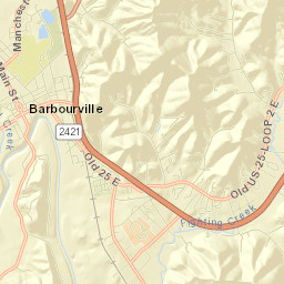 Barbourville Street Map