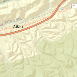 Atkins Street Map