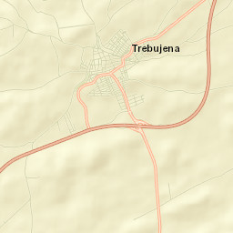 Trebujena Street Map