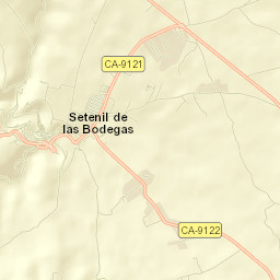 Setenil de las Bodegas Street Map