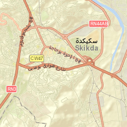 Skikda Street Map