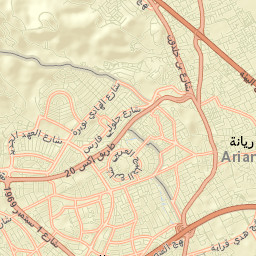 Ariana Street Map