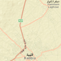 Kelibia Street Map